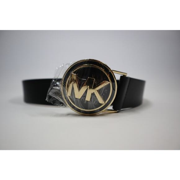 MICHAEL Michael Kors Black Genuine Leather Belt Size M